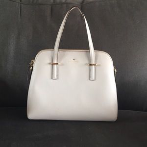 Kate Spade Cedar Street Maise Light Grey Satchel